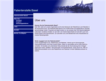 Tablet Screenshot of basel.patientenstelle.ch